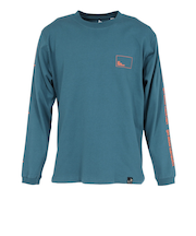 ゴースローキャラバン（GOSLOWCARAVAN）USA/C スクエア ロゴ バックプリント 長袖Tシャツ 351902 GRN