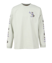 ゴースローキャラバン（GOSLOWCARAVAN）柴犬と晩酌 長袖Tシャツ 351907 GRY