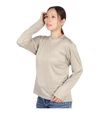 フォックスファイヤー（Foxfire）長袖Tシャツ ロンT TS EXストレッチグリッドクルー 8115430-005
