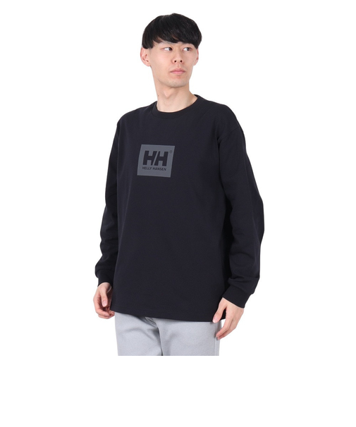 ヘリーハンセン（HELLY HANSEN）長袖Tシャツ ロゴ HH32540 K2 速乾