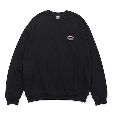 ポーラー（POLER）PSYCHEDELIC LOGO クルー シャツ 253MCV0041-BLK