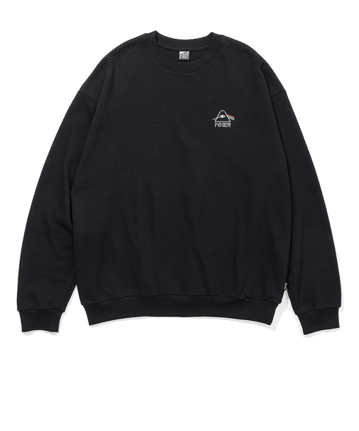 ポーラー（POLER）PSYCHEDELIC LOGO クルー シャツ 253MCV0041-BLK