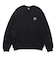 ポーラー（POLER）PSYCHEDELIC LOGO クルー シャツ 253MCV0041-BLK