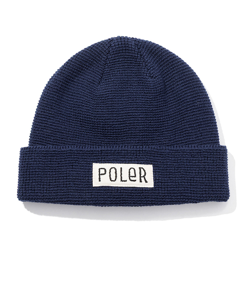 ポーラー（POLER）帽子 WORKERMAN ビーニー 253MCV0104-NVY