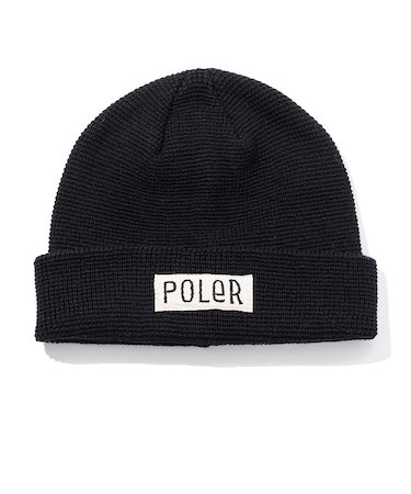 ポーラー（POLER）帽子 WORKERMAN ビーニー 253MCV0104-BLK