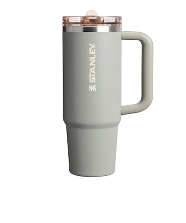 スタンレー（STANLEY）水筒 ボトル マグ クエンチャープロツアーフリップストロータンブラー0.88L セージグレー 10-12485-440