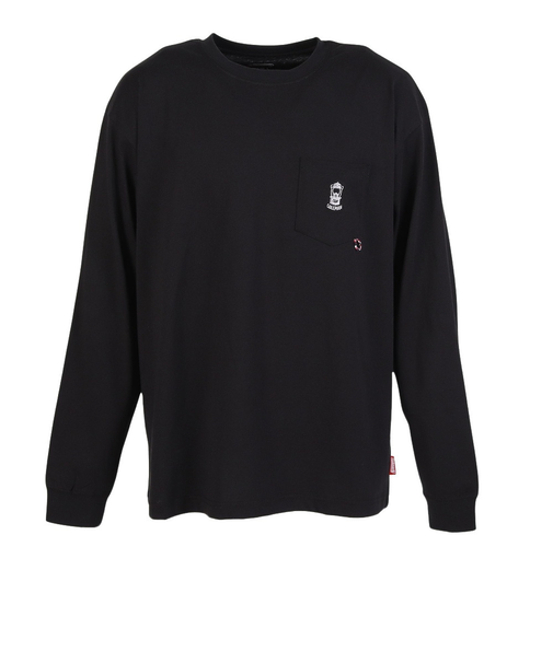 コールマン（Coleman）長袖 天竺ポケットTシャツ X5550A BLK