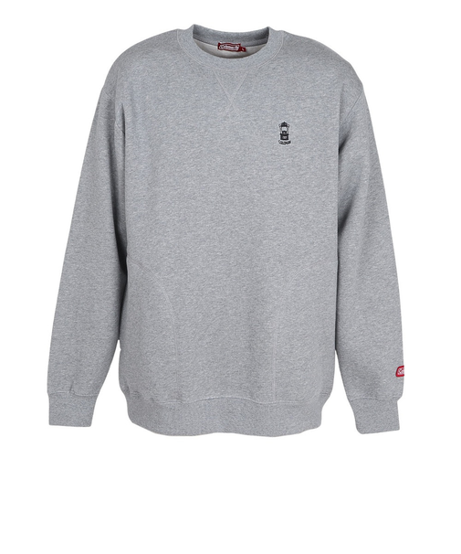 コールマン（Coleman）ワンポイントクルーネックトレーナー X6560A GRY