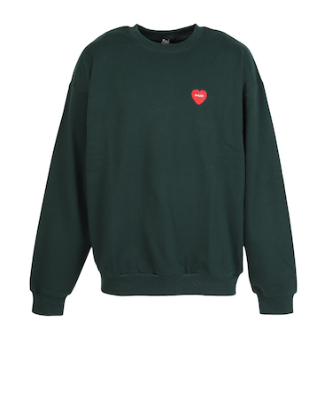 ポーラー（POLER）トレーナー FURRY HEART クルーネック 253MCV0043-GRN