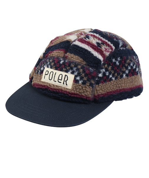 ポーラー（POLER）帽子 ボア フリース 5パネル キャップ 253MCV0090-MLT