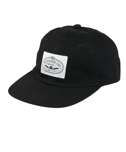ポーラー（POLER）帽子 コットン DRAW CODE キャップ 253MCV0095-BLK