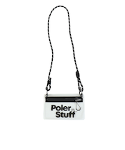 ポーラー(POLER)HIGH&DRY PVC クリア モバイル サコッシュ 253MCV0119-BLK