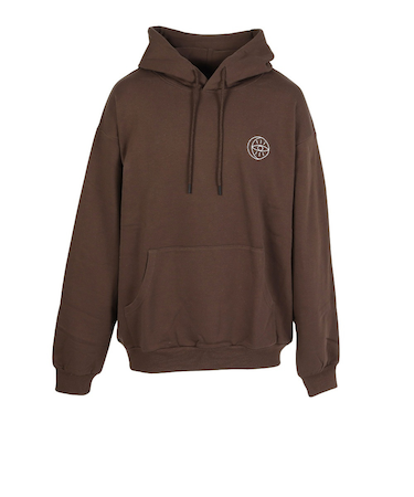 ポーラー（POLER）ラベル フード パーカー 253MCV0070-BRN