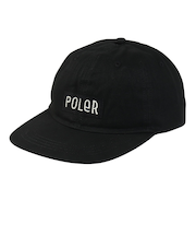 ポーラー(POLER)帽子 コットン キャップ 253MCV0093-BLK