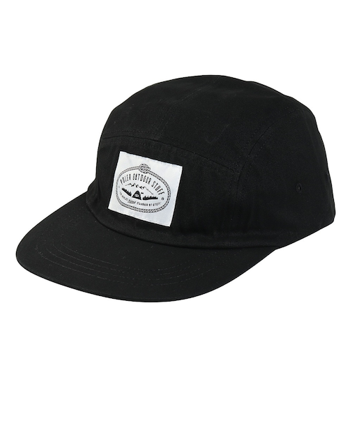 ポーラー（POLER）帽子 コットン 5パネル キャップ 253MCV0087-BLK