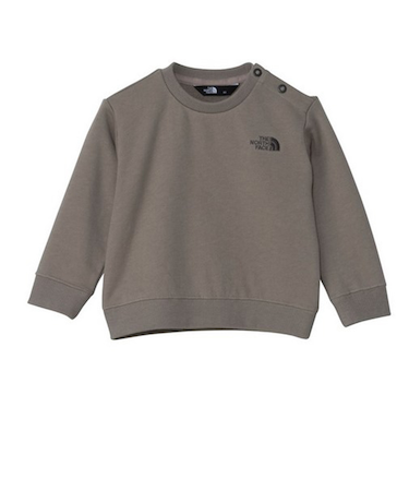 ザ・ノース・フェイス（THE NORTH FACE）ベビー スウェットロゴ クルーネック NTB12561 MR