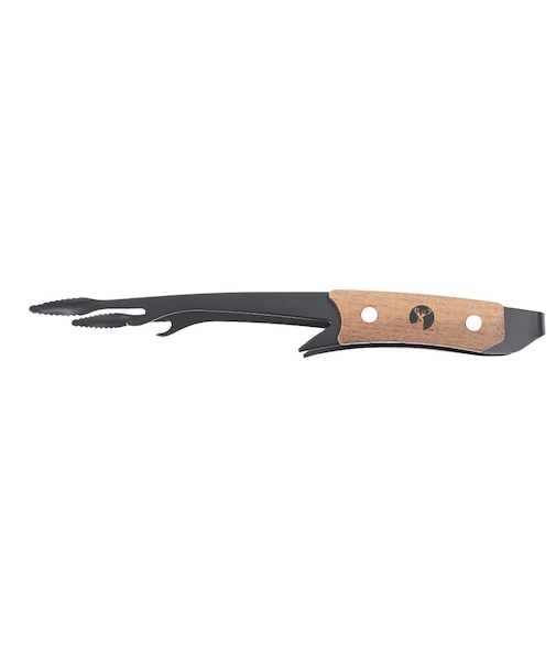 キャプテンスタッグ（CAPTAIN STAG）キャンプ バーベキュー 黒鹿トング 25cm UG3321