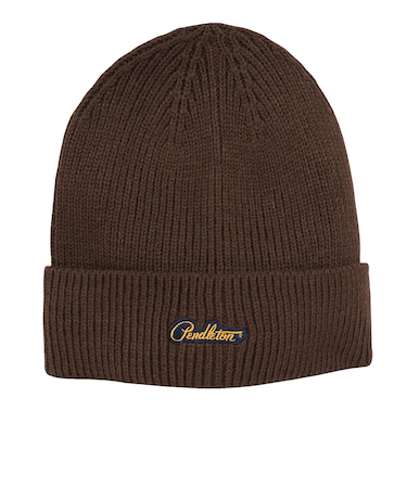 ペンドルトン（PENDLETON）ニット帽 トレッキング 登山 ロゴワッペンニットワッチ PDT-000-253004 BRN