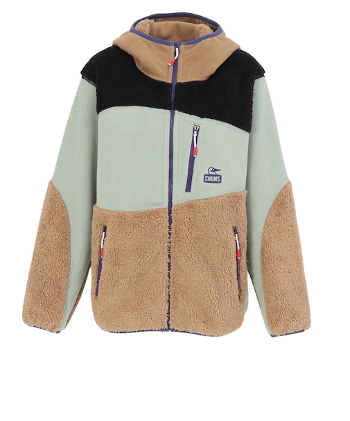 チャムス（CHUMS）ボンディングフリースパネルパーカー CH14-1419-C114