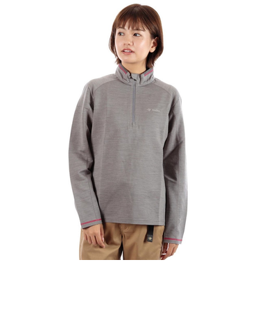 Foxfire（フォックスファイヤー）長袖シャツ PP ウール ハーフジップ 8115428-020