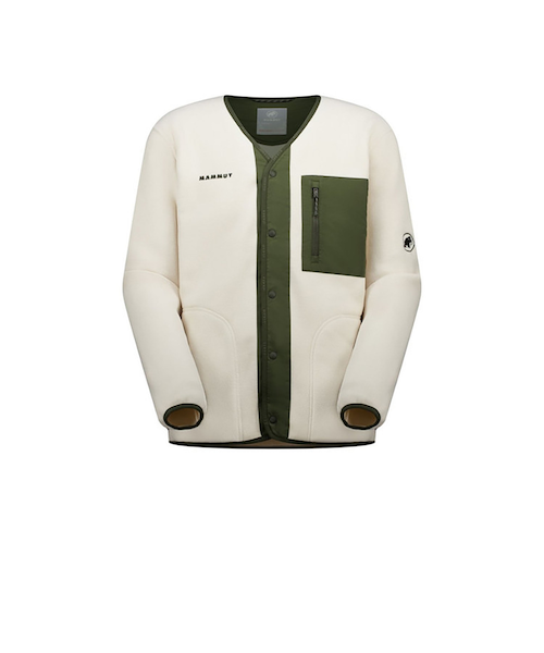 MAMMUT　ジップアップカーディガン マムート（MAMMUT）ジップアップ フリース ムーンストーン