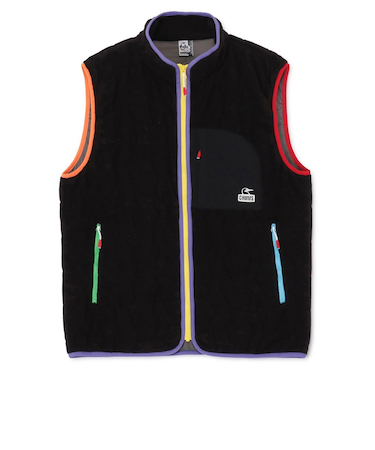 チャムス（CHUMS）ブービーステッチ フリースベスト CH04-1472-K094