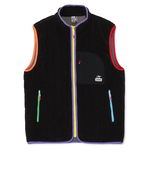 チャムス（CHUMS）ブービーステッチ フリースベスト CH04-1472-K094