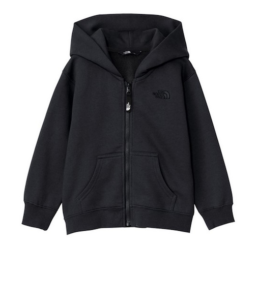 ザ・ノース・フェイス（THE NORTH FACE）トドラー リアビュー フルジップフーディ NTT62560 K