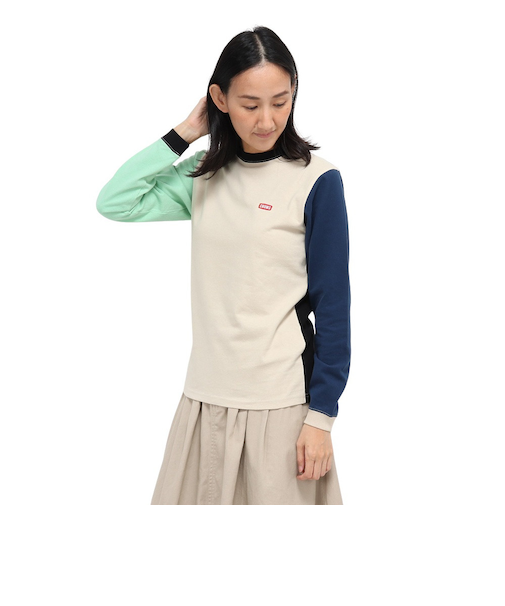 チャムス（CHUMS）ブービーロゴ ブラッシュド ロングスリーブTシャツ CH11-2668-C110