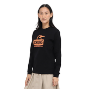 チャムス(CHUMS)ブービーフェイス ブラッシュド ロングスリーブTシャツ CH11-2667-K048
