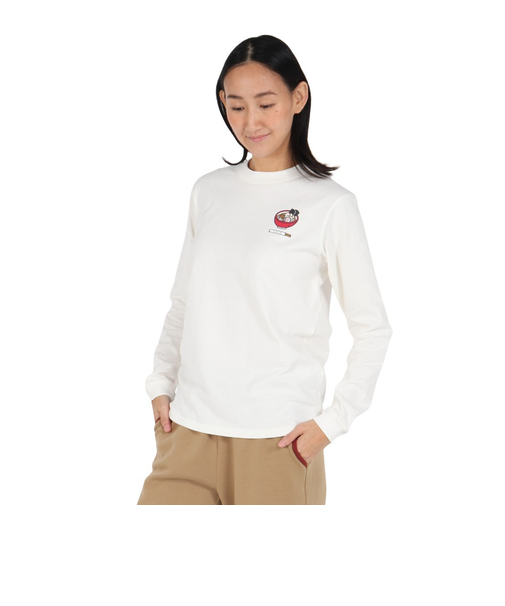 チャムス（CHUMS）イタダキマス ブービーバード 長袖Tシャツ CH11-2680-W001