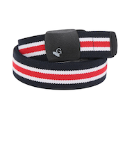 ゲバルト（GEVAERT）ブラックバックルセンターラインベルト GVT1063-RDNV