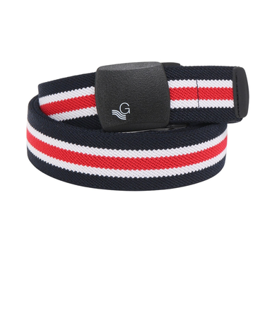 ゲバルト（GEVAERT）ブラックバックルセンターラインベルト GVT1063-RDNV