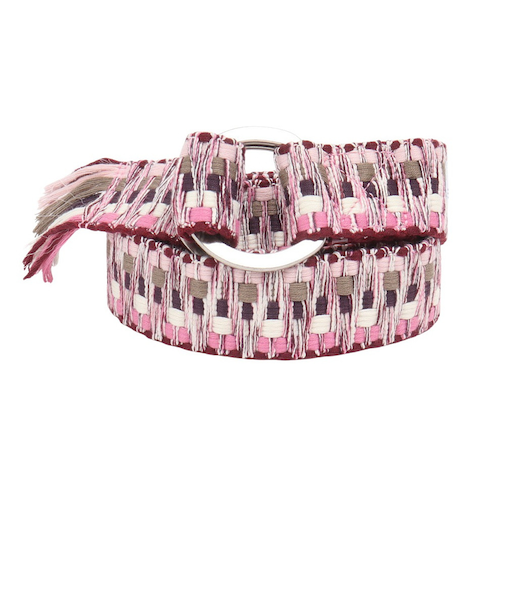 ゲバルト（GEVAERT）ベルギーWリングビビットシャギーベルト GVT007-PNK