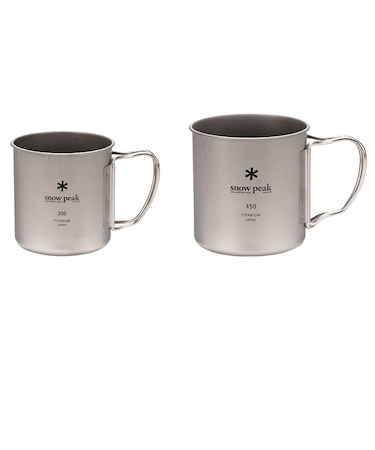 スノーピーク（snow peak）カップ マグカップ キャンプ チタンシングルマグ 300 450 セット FK-393