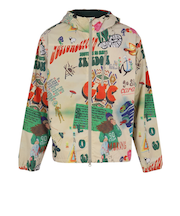 ゴースローキャラバン（GOSLOWCARAVAN）ジャケット 総柄プリント パーカー 356401 抗菌防臭加工