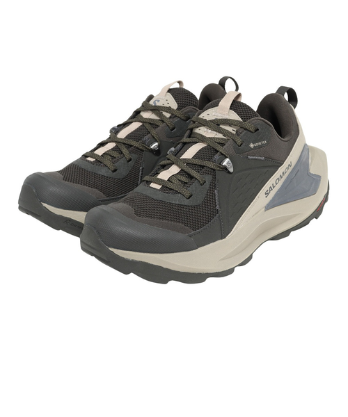 値下げしました。スローコア サロモン（SALOMON）トレッキングシューズ ローカット 登山靴 ELIXIR