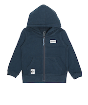 チャムス(CHUMS)ジュニア ループパイルブービーロゴジップパーカー CH20-1088-N001