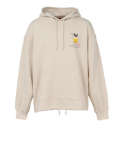 ゴースローキャラバン（GOSLOWCARAVAN）空紡糸裏毛 猫と麦酒 ヘムスピンドル BOX フーディー 352609 IVY