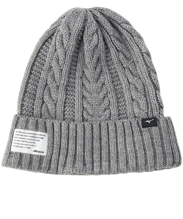 ミズノ（MIZUNO）トレッキング 登山 吸湿発熱 ブレスサーモケーブル編ニットキャップ B2JWC53006