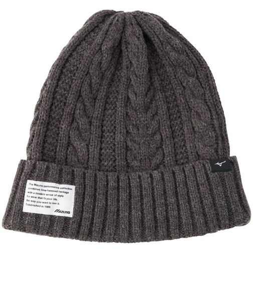 ミズノ（MIZUNO）トレッキング 登山 吸湿発熱 ブレスサーモケーブル編ニットキャップ B2JWC53097