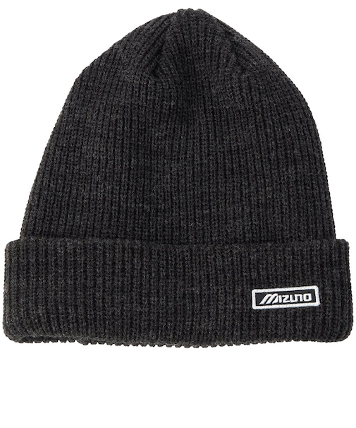 ミズノ（MIZUNO）トレッキング 登山 吸湿発熱 ブレスサーモロゴワッペン ニットキャップ B2JWC50099