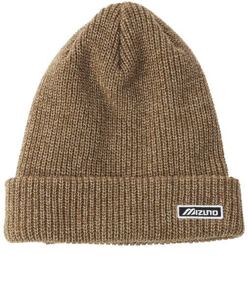 ミズノ（MIZUNO）トレッキング 登山 吸湿発熱 ブレスサーモロゴワッペン ニットキャップ B2JWC50054