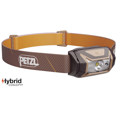 ペツル（Petzl）LEDヘッドライト ティカ E061AB02 ブラウン