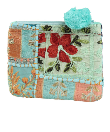 アミナ（amina）ポーチ バッグ ザリカンバディアミニポーチ IAWP2803 SALMON BLUE ASSORT