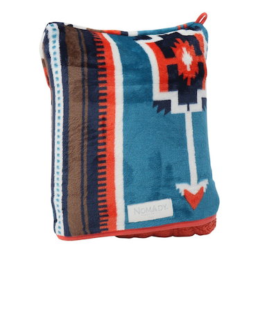 アミナ（amina）ノマディ ブランケット 裏ボア M CCKP4302 SKY STONE