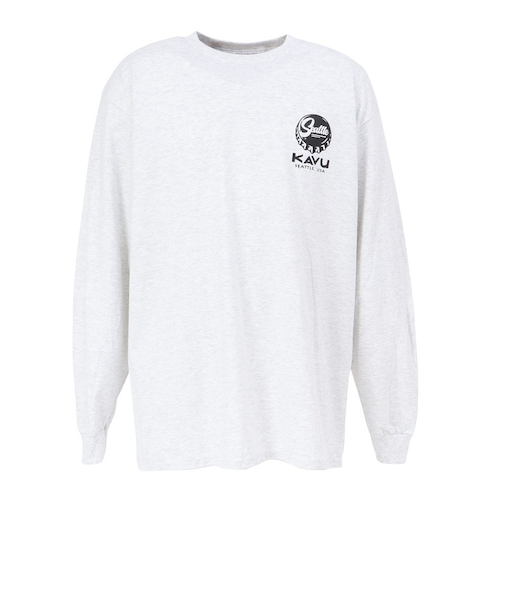 ロングスリーブクラウンフロッグ Tシャツ 19822330アッシュ