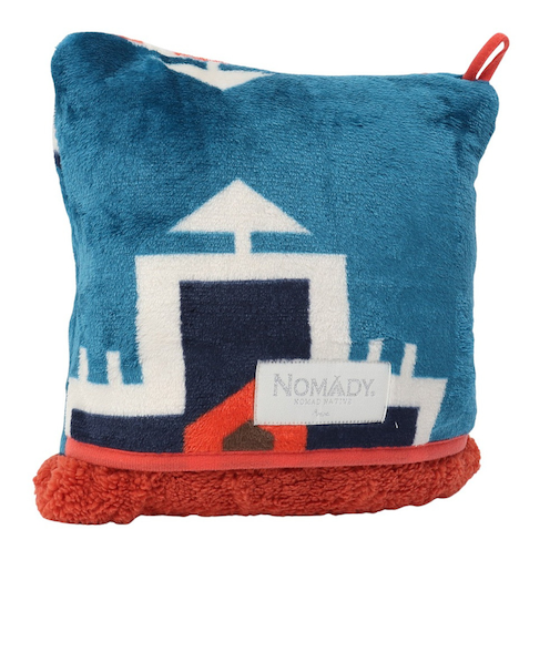 アミナ（amina）ノマディ ブランケット 裏ボア S CCKP4301 SKY STONE