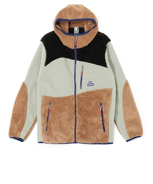 チャムス（CHUMS）ボンディングフリース パネルパーカー CH04-1419-C114