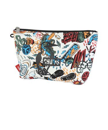 チャムス（CHUMS）ブービープリントポーチ スウェット CH60-3828-Z375